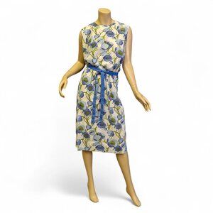 Vintage 1960s Tanner of North Carolina Sleeveless Floral Dress